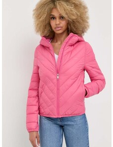 BOSS rövid kabát női, rózsaszín, átmeneti