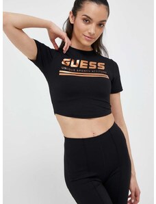 Guess t-shirt női, fekete