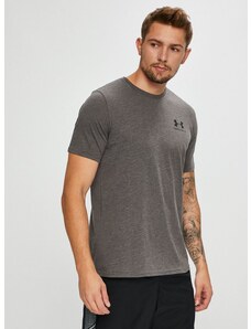 Under Armour t-shirt szürke, férfi, nyomott mintás, 1326799