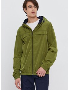 Sisley rövid kabát férfi, zöld, átmeneti