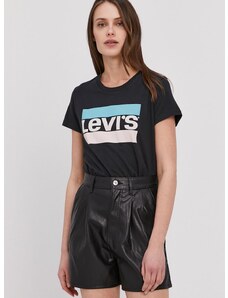 Levi's t-shirt fekete