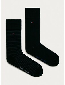 Tommy Hilfiger zokni 2 pár sötétkék, férfi, 100001496