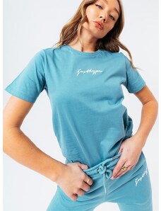 Hype t-shirt SIGNATURE női, kék