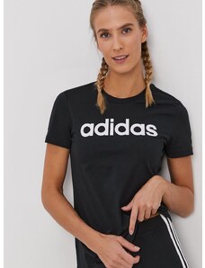 adidas t-shirt GL0769 női, fekete, GL0769