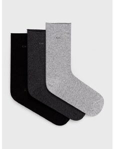Calvin Klein zokni (3 pár) szürke, női