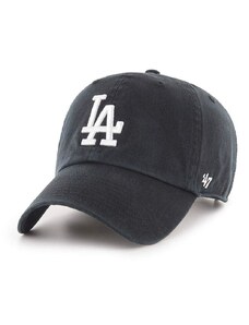 47brand baseball sapka MLB Los Angeles Dodgers fekete, nyomott mintás, B-RGW12GWS-BKJ