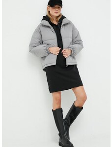 Sisley rövid kabát női, szürke, téli, oversize