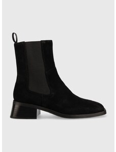 Vagabond Shoemakers magasszárú cipő velúrból Blanca fekete, női, magassarkú