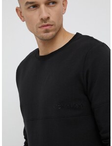 Calvin Klein Underwear pizsama felső fekete, férfi, sima