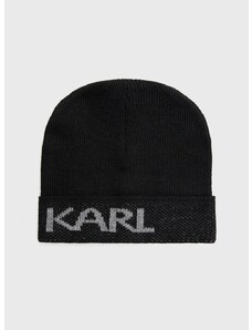 Karl Lagerfeld sapka vékony, fekete,