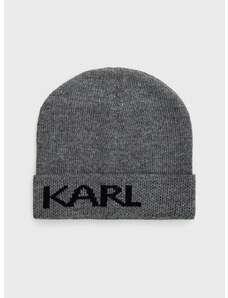 Karl Lagerfeld sapka vékony, szürke,