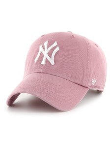 47brand sapka MLB New York Yankees rózsaszín, nyomott mintás, B-NLRGW17GWS-QC