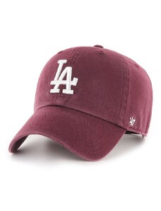 47brand sapka MLB Los Angeles Dodgers lila, nyomott mintás