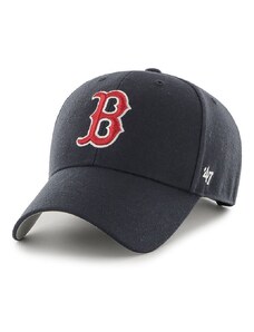 47brand sapka MLB Boston Red Socks fekete, nyomott mintás