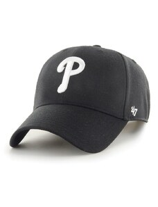 47 brand sapka MLB Philadelphia Phillies fekete, nyomott mintás