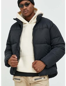 Abercrombie & Fitch rövid kabát férfi, fekete, téli