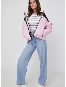 Superdry rövid kabát női, rózsaszín, téli