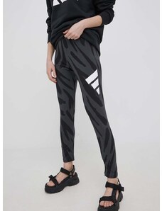 adidas Performance legging H67085 fekete, női, mintás
