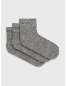 Skechers gyerek zokni (3 pár) szürke