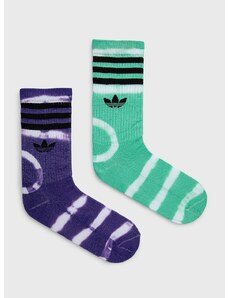 adidas Originals zokni (2 pár) HC9538 zöld, női