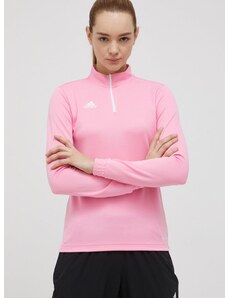 adidas Performance edzős pulóver Entrada 22 HC5045 félgarbó nyakú, rózsaszín