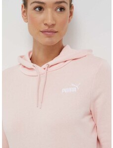 Puma felső rózsaszín, női, nyomott mintás, kapucnis, 586692