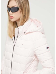 Tommy Jeans rövid kabát női, rózsaszín, téli