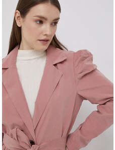 JDY kabát női, rózsaszín, átmeneti
