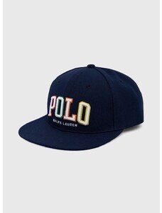 Polo Ralph Lauren baseball sapka sötétkék, nyomott mintás