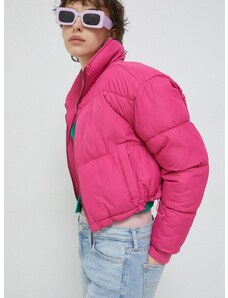 Hollister Co. rövid kabát női, rózsaszín, téli