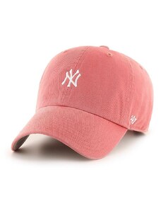 47 brand sapka New York Yankees rózsaszín, nyomott mintás