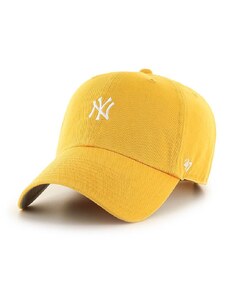 47brand sapka New York Yankees sárga, nyomott mintás
