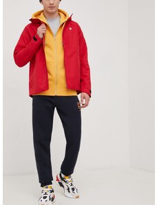 Superdry rövid kabát piros, átmeneti, oversize
