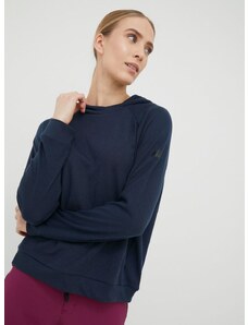Helly Hansen sportos pulóver Inshore sötétkék, női, sima