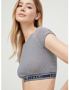 Emporio Armani Underwear póló otthoni viseletre sötétkék