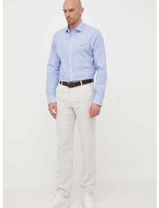United Colors of Benetton nadrág férfi, bézs, egyenes