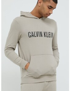 Calvin Klein Underwear pizsama felső bézs, férfi, melange