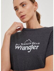 Wrangler t-shirt Atg női, szürke