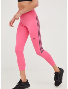 adidas Performance legging futáshoz Run Icons rózsaszín, női, nyomott mintás
