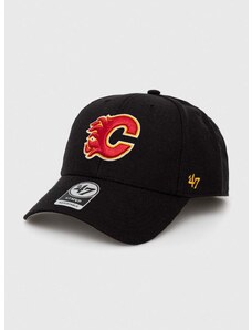 47 brand sapka NHL Calgary Flames fekete, nyomott mintás