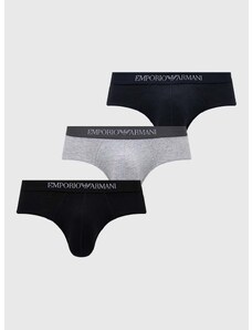 Emporio Armani Underwear pamut alsónadrág 3 db sötétkék