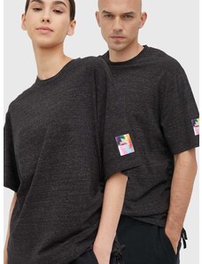 Reebok Classic pamut póló Nao Serati & Pride szürke, nyomott mintás