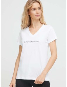 Emporio Armani Underwear pamut társalgó póló fehér