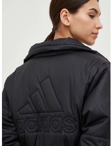 adidas Performance rövid kabát női, fekete, átmeneti, HG8757