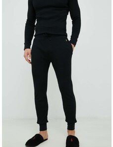 Polo Ralph Lauren pizsama nadrág fekete, férfi, sima