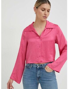 American Vintage ing női, galléros, rózsaszín, regular