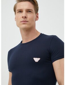Emporio Armani Underwear t-shirt sötétkék, férfi, sima