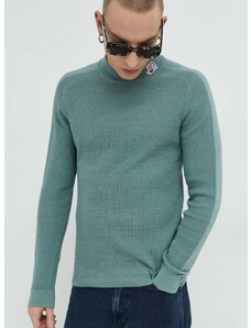 Jack & Jones pulóver könnyű, férfi, zöld