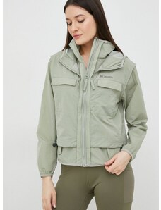 Columbia rövid kabát női, zöld, átmeneti