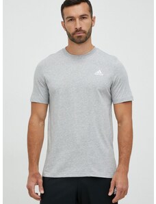 adidas pamut póló szürke, melange, IC9288
